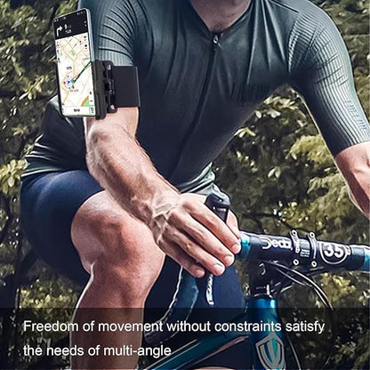 Wristband Phone Holder, 360° Rotation & Detachable Sports Armband Cell Phone Holder, Hands-Free Phone Accessories Holder for Selfies Videos Live Broadcast Hiking Biking Walking
