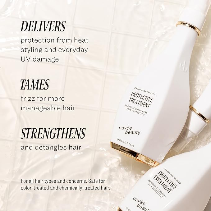 CUVÉE BEAUTY Protective Treatment - 5 fl oz - Protects Hair Against Heat, UV Rays & Environmental Stressors
