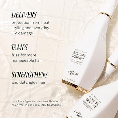 CUVÉE BEAUTY Protective Treatment - 5 fl oz - Protects Hair Against Heat, UV Rays & Environmental Stressors