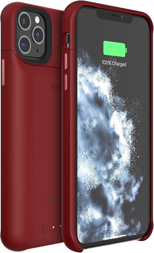 mophie 401004408 Juice Pack Access - Ultra-Slim Wireless Charging Battery Case - Made for Apple iPhone 11 Pro Max - Product(Red)