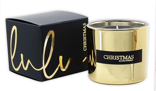Lulu Candles | Christmas - Pineapple Evergreen | Luxury Scented Soy Jar Candle | Hand Poured in The USA | Highly Scented & Long Lasting (11 Oz. Limited)