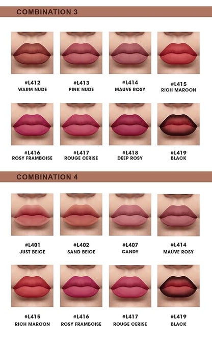 8pcs Nude Lip Liner Makeup Set - Waterproof & Smudge-Proof Matte Pencil, Long-Lasting & Durable, Smooth & Easy Glide, Non-Smudge, Contouring, Filling & Layering (Set 4, 8 Count (Pack of 1))