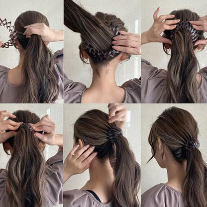 7PCS Bird Nest Magic Hair Clip and Bun Accessories for Women