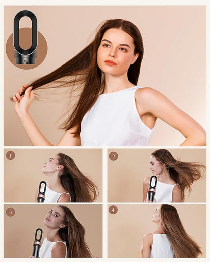 4 in 1 Hair Dryer Brush, Blow Dryer Brush for Hair Styling, Thermal Brush Hot Air Brush and Volumizer with Round Brush Blow Dryer, Hair Straightening Brush, Curling Brush, Hair Styling Tools