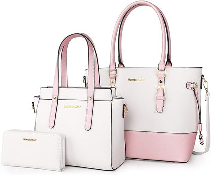 Montana West 3PCS Purses for Women Tote Bag and Wallet Set Shoulder Satchel Handbags