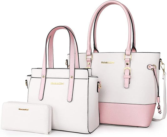Montana West 3PCS Purses for Women Tote Bag and Wallet Set Shoulder Satchel Handbags