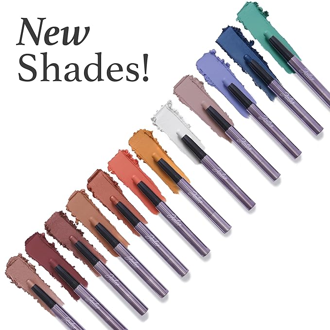 Julep Crme-to-Powder Waterproof Eyeshadow Stick - Lilac Matte - Long-Lasting, Crease-Proof, Light Lavender Cream With Built-in Smudger