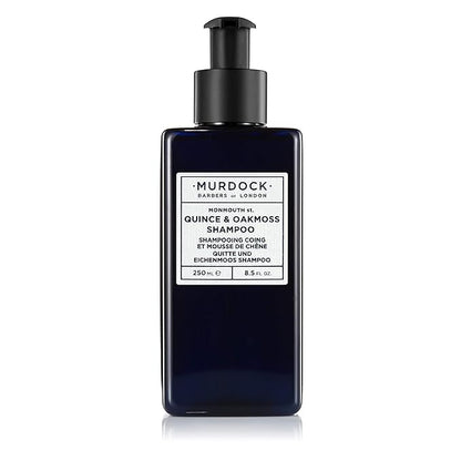 Murdock London Quince & Oakmoss Shampoo | Gentle Sulphate-Free Formula with Aloe Vera and Oat Extract | All Hair Types | Made in England | 8.5 oz