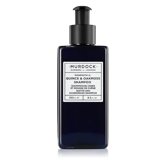 Murdock London Quince & Oakmoss Shampoo | Gentle Sulphate-Free Formula with Aloe Vera and Oat Extract | All Hair Types | Made in England | 8.5 oz