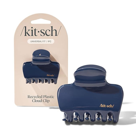 Kitsch Medium Hair Clips for Women – Strong Hold Claw Clips for Thick or Thin Hair – Recycled Plastic, Non-Slip, Durable – Blue Orchid – 1pc
