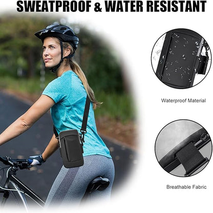 Phone Holder for Running Armband,Cell Phone Purse Small Crossbody Bags for Women Men Kids,iPhone 15 14 13 12 11 Pro Max Xs Xr X 8 7 6 Plus SE Mini Galaxy Ultra Plus S24 Note Pouch Arm Bands
