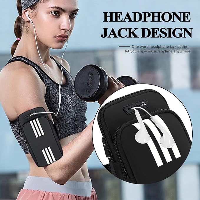 Phone Holder for Running Armband,Cell Phone Purse Small Crossbody Bags for Women Men Kids,iPhone 11 12 13 14 15 Pro Max Xs Xr X 8 7 6 Plus SE Mini Galaxy Ultra S24 Note Pouch,Sports Arm Bands