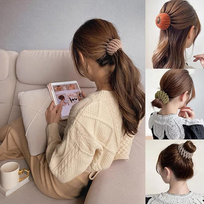 3PCS Women's Hair Accessories, Bird Nest Magic Hair Clip, Hair Bun Clip