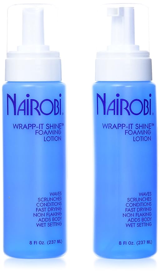 Nairobi Wrapp-it Shine Foaming Lotion, 2 Count
