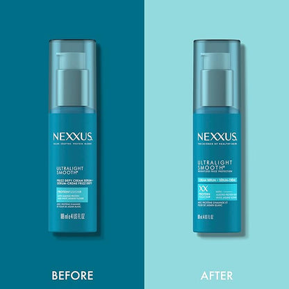 Nexxus Ultralight Smooth Frizz Defy Cream Serum for Frizzy and Dry Hair 4 fl oz