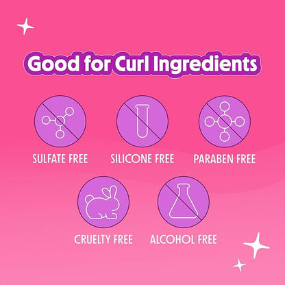 Not Your Mother's Curl Talk Frizz Control Sculpting Gel & Defining Cream (2-Pack) - 9.7 fl oz - Formulated with Rice Curl Complex - All Curly Hair Types