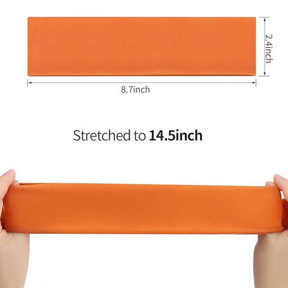 8 Pack Sport Headbands for Women, Elastic Soft Fabric Non-Slip Hair Bands Hair Warp for Daily Workout Yoga Running Sports, Combo 8