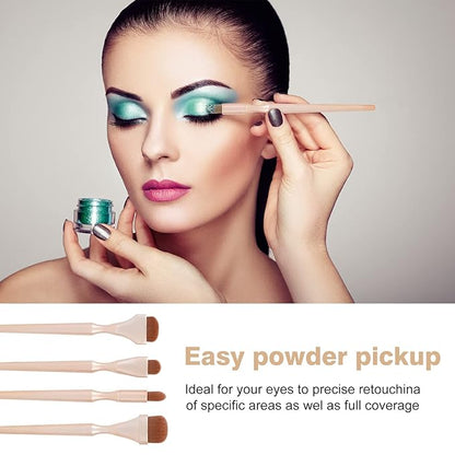 Makeup Brushes Set Makeup Foundation Brush Advanced Foundation Blush Contour Foundation Concealer Eye Shadow Brush Makeup Set (Rose Gold)