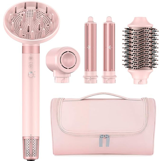 5 in 1 High Speed Hot Air Comb Set 5 in 1 with Diffuser