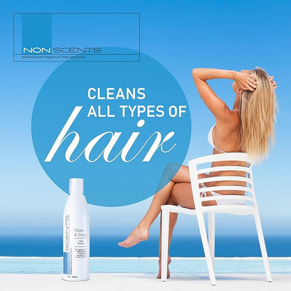 Nonscents Original Formula Fragrance Free Shampoo, Hypoallergenic for All Hair Types, Hydrating & Moisturizing Unscented Shampoo for Dry Scalp with Keratin and Silk Amino Acids Made in USA