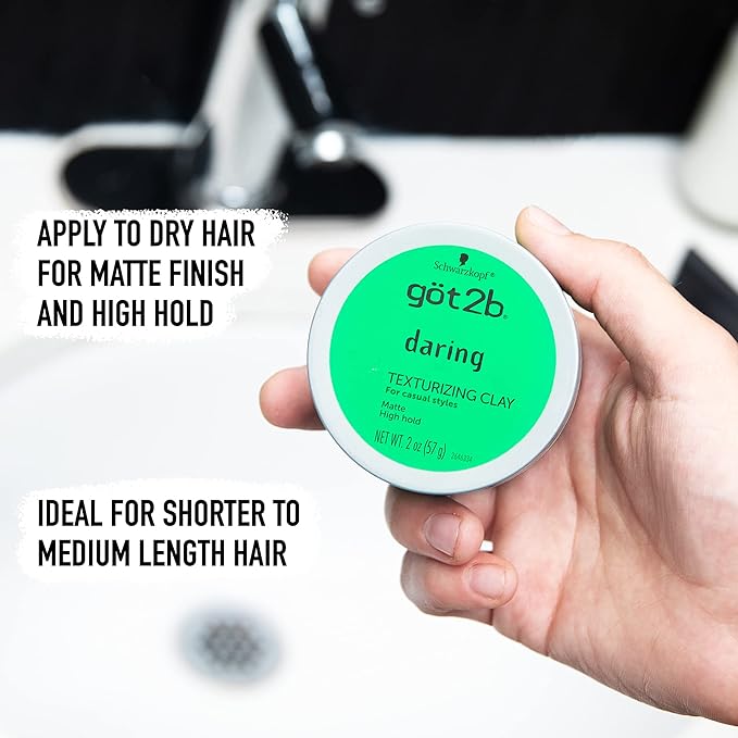 Got2b Daring Texturizing Clay, 2 oz