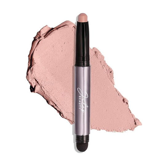 Julep Crme-to-Powder Waterproof Eyeshadow Stick - Lilac Matte - Long-Lasting, Crease-Proof, Light Lavender Cream With Built-in Smudger