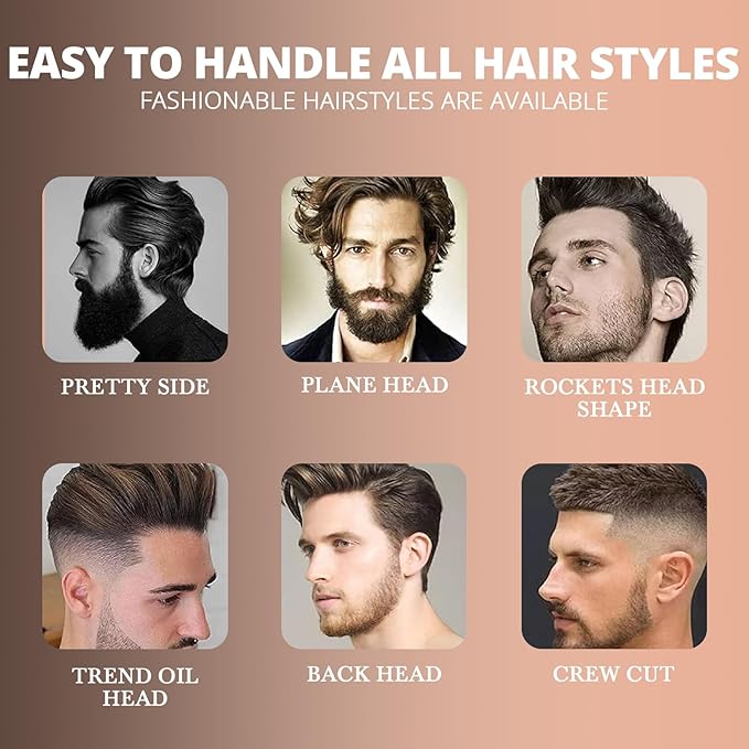 Hair Styling Clay for Men Firm Hold - Matte Finish Hair Clay Hair Paste Water Based Matte Texture Pomade Mens Hair Products - Hair Paste Clay Pomade Ideal for All Men's Hair Types 3.5oz (2PCS)