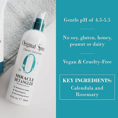 Original Sprout Miracle Detangler, Leave-In Conditioner Treatment for All Hair Types, 4 oz. Bottle