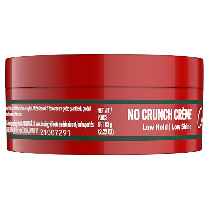 Old Spice No Crunch Crème, Hair Styling Crème for Men, Low Hold with Low Shine, 2.22 oz