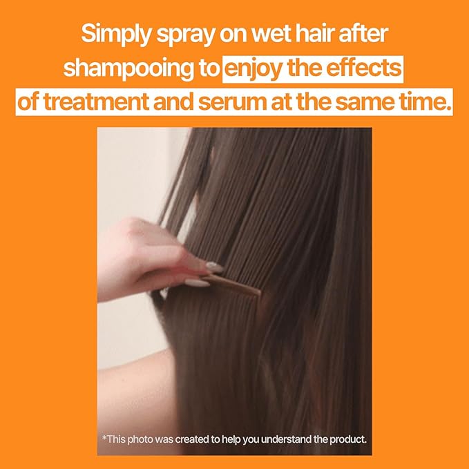 Mise En Scene Hair Mist by Perfect Serum | Non greasy Leave-In Conditioner for 2 Way Use, Golden Moroccan Argan Oil, Nourishing 7 Oils, Chemical-Free Formula, 5.07 Fl. Oz.(150ml)