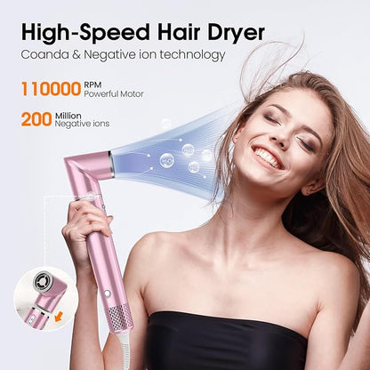2IN1 Hair Dryer Brush hot air Brushes Volumizing for Fast Drying 1400W high Speed Multi Hair stylers for All Hair Types