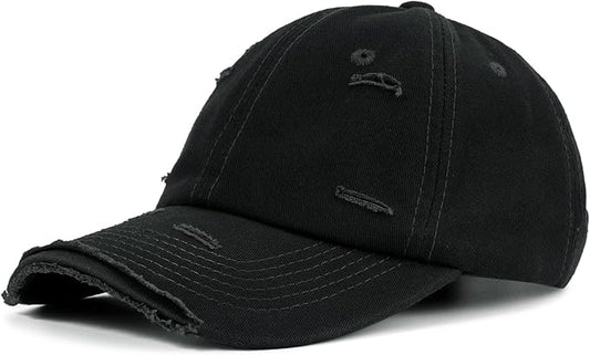 Century Star Baseball Caps for Men Womens Baseball Hat Distressed Cotton Dad Hat Summer Adjustable Golf Runing Hat