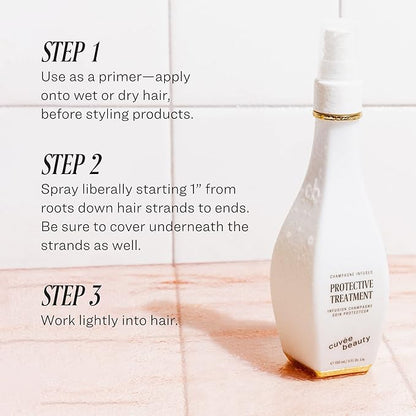 CUVÉE BEAUTY Protective Treatment - 5 fl oz - Protects Hair Against Heat, UV Rays & Environmental Stressors