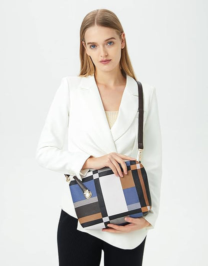 2E-youth Designer Purses and Handbags for Women Satchel Shoulder Bag Tote Top Handle Bag
