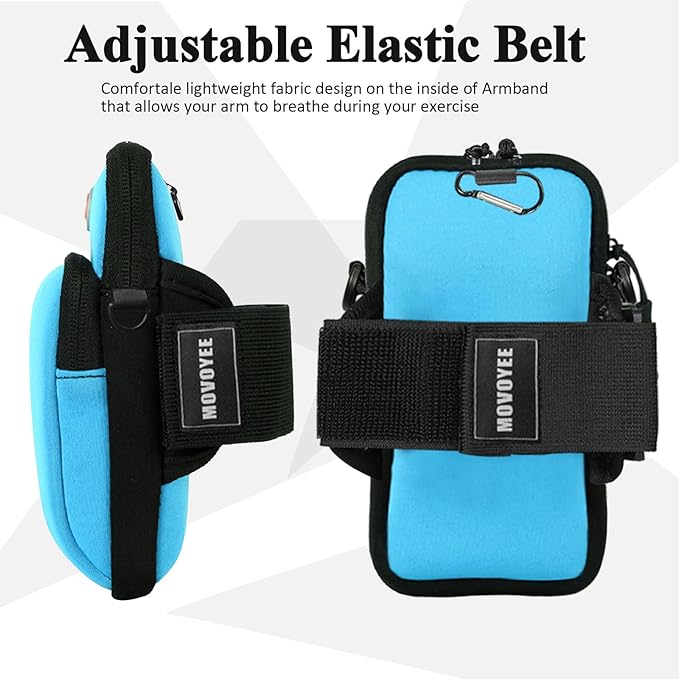Phone Holder for Running Armband,Cell Phone Purse Crossbody for Women Men Kids,iPhone 16 16e 15 14 13 12 11 Pro Max Xs Xr X Plus SE Mini Galaxy Ultra S24 S25 Note Pouch Exercise Arm Bands Bag