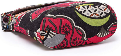 OPQRSTU Women's Retro Small Size Canvas Shoulder Bag Hippie Boho Crossbody Handbag