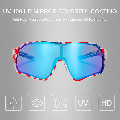 ROCKBROS Polarized Sunglasses UV Protection for Women Men Cycling Sunglasses