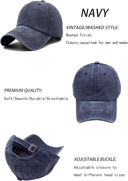 Mommy Jennie Unisex Vintage Washed Distressed Baseball-Cap Twill Adjustable Dad-Hat