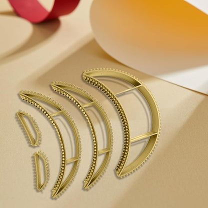 5 Pc Bump It Hair Accessory - Bump It Up Headband & Clips for Volume (Yellow)