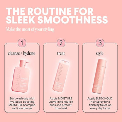 MONDAY HAIRCARE SLEEK HOLD Hairspray for long-lasting finish 10 oz (2 Pack)
