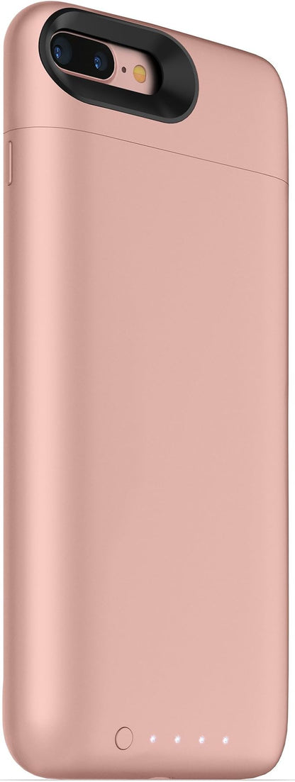 mophie juice pack wireless - Charge Force Wireless Power - Wireless Charging Protective Battery Pack Case for Apple iPhone 8 Plus and 7 Plus - Rose Gold