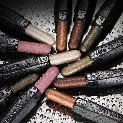 Neutral Eyeshadow Stick Makeup Set, Metallic Shimmer Matte Cream Eye Shadow Eyeliner Brightener Pencil Crayon - BROWN NEUTRAL