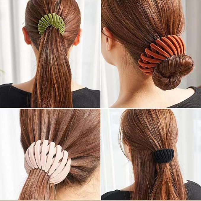 7PCS Women's Hair Accessories, Bird Nest Magic Hair Clip with Hair Bun Clips