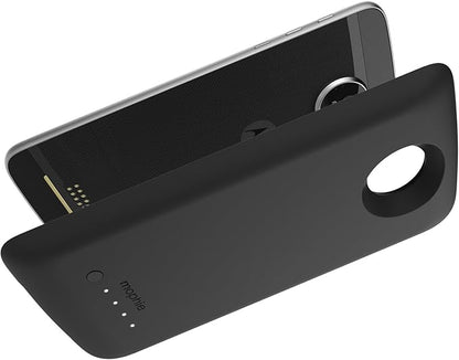 Mophie Juice Pack Protective Battery Case For Motorola Moto Z (3,000mAh), Black, 3505_JP-MOTO-BLK