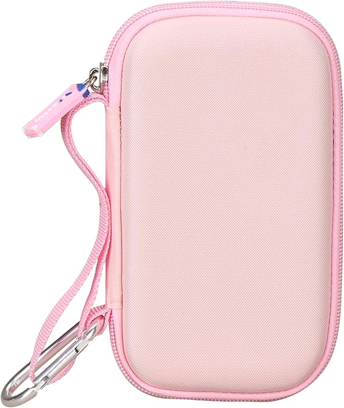 Hard Travel Case for SABANI for LOVELEDI for IAPOS for Pxwaxpy for OHOVIV for FOCHEW Portable Charger Power Bank, Storage Holder for Fast Charging Battery Protective Case (Pink)