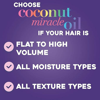 OGX Extra Strength Damage Remedy + Coconut Miracle Oil Conditioner for Dry, Frizzy or Coarse Hair, Hydrating & Flyaway Taming Conditioner, Paraben-Free, Sulfate-Free Surfactants, 13 fl oz (Pack of 2)