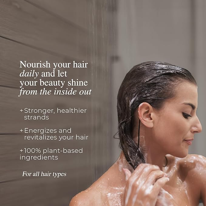 Energizing Shampoo - High-Performance Natural Treatment - Energizing Shampoo for Scalp and Fragile Thinning Hair - Shampoo 10.14 Fl Oz