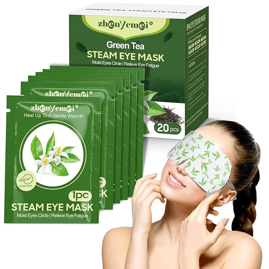 20 Pack Self Heating Eye Mask,6A Silk Cotton Material Steam Eye Mask, Self Heated Warm Compress For Fast Relief Of Dry Eyes, No Microwave Needed, Eye Treatment Products For Dry Eye Relief