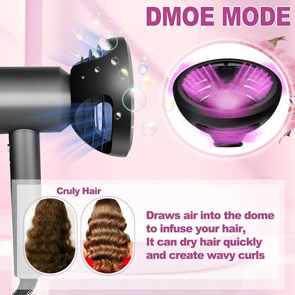 New Wave+Curl Diffuser Nozzle for Dyson Supersonic Hair Dryer HD01 HD02 HD03 HD04 HD08 HD15 HD16 Accessories, Attachemnt Parts No 973924-01, One Tool Two Mode for Wavy Curly or Coily Hair