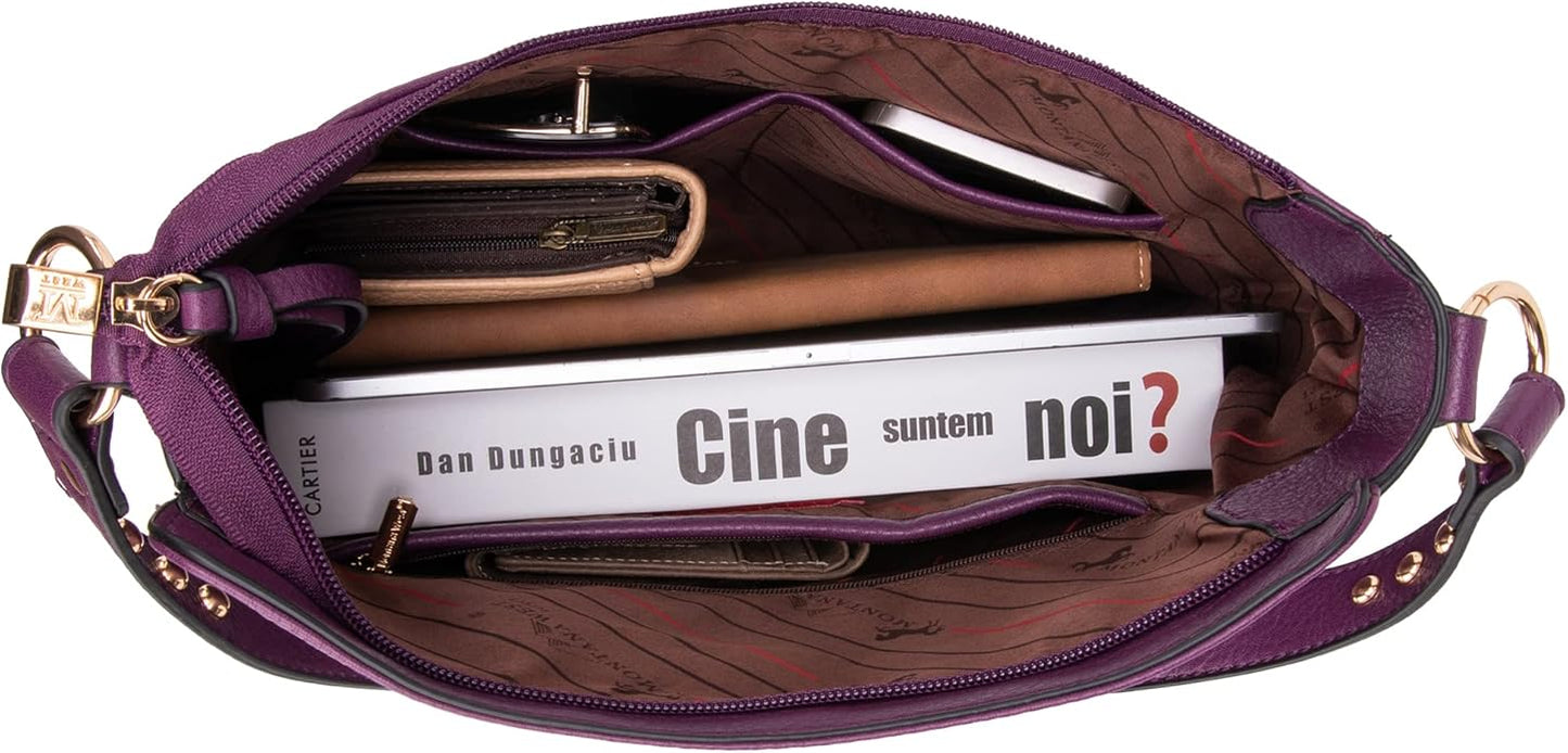 Montana West Hobo Bag for Women Crossbody Purse and Handbags Ladies Chic Shoulder Bags
